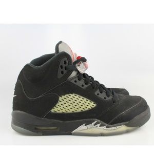 2016 JORDAN RETRO 5 BLACK METALLIC OG 5.5Y (USED)
